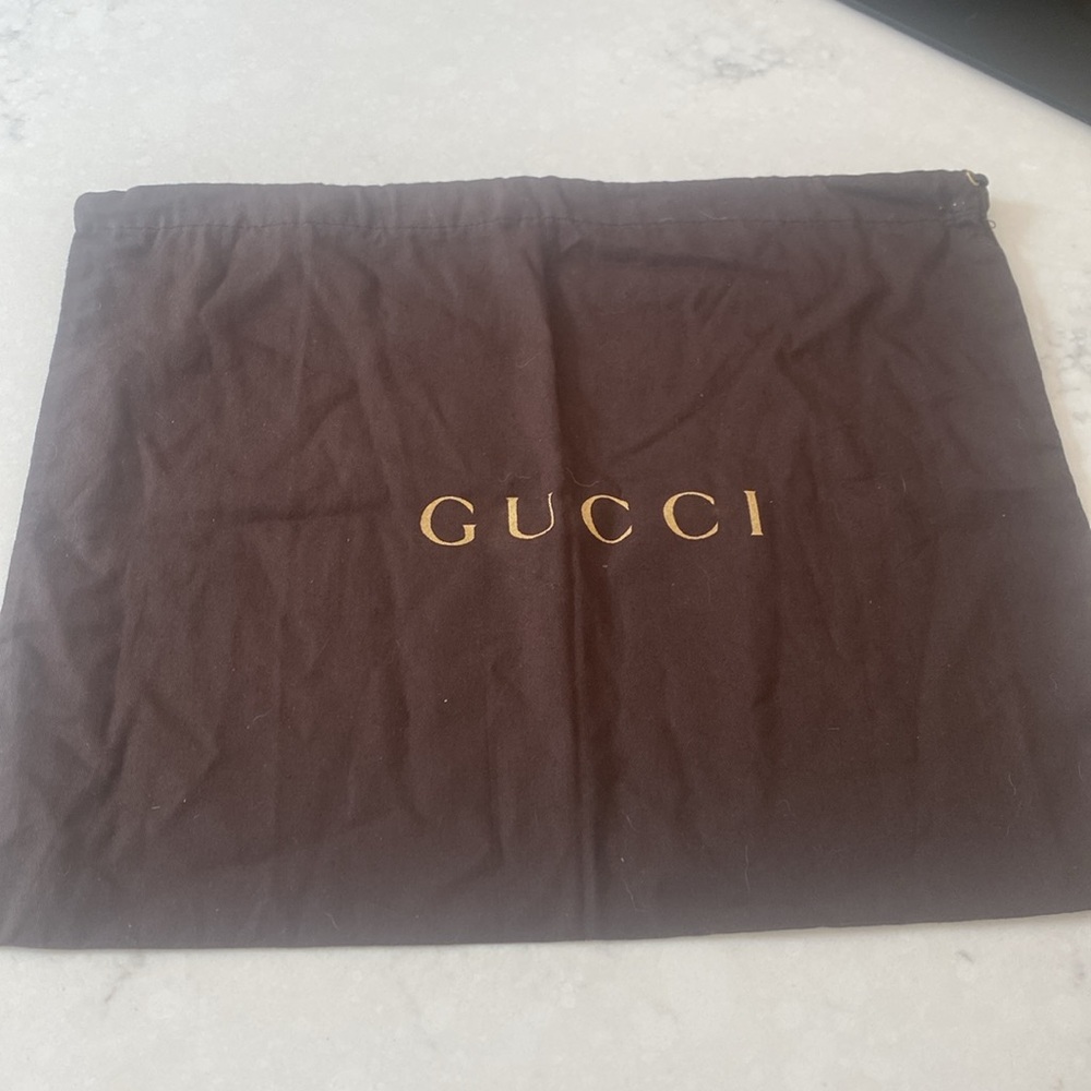 Very Rare Vintage Gucci Metal and Suede Belt Size 75 (30”) With Dust Bag - Picture 6 of 6